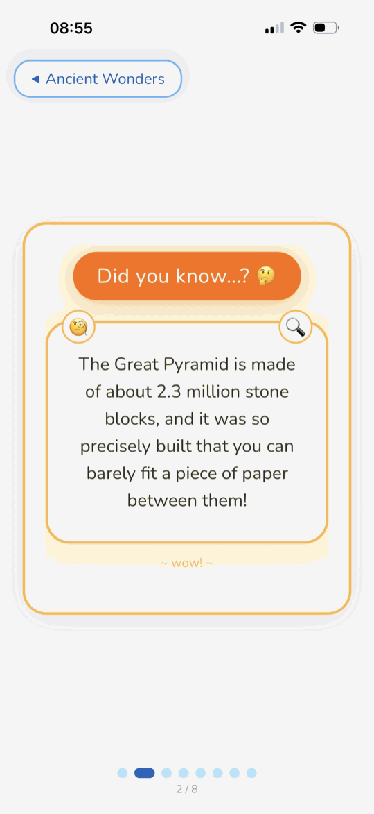 你知道吗？知识卡片