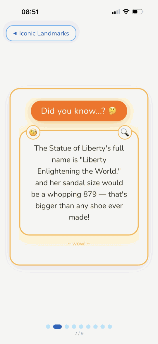 你知道吗？知识卡片